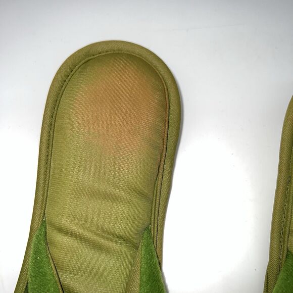 NIB 2 Pairs of Women’s VTG Madye’s Slippers w/Velvet-Satin Accent Green/Pink 7-8 - Picture 16 of 16